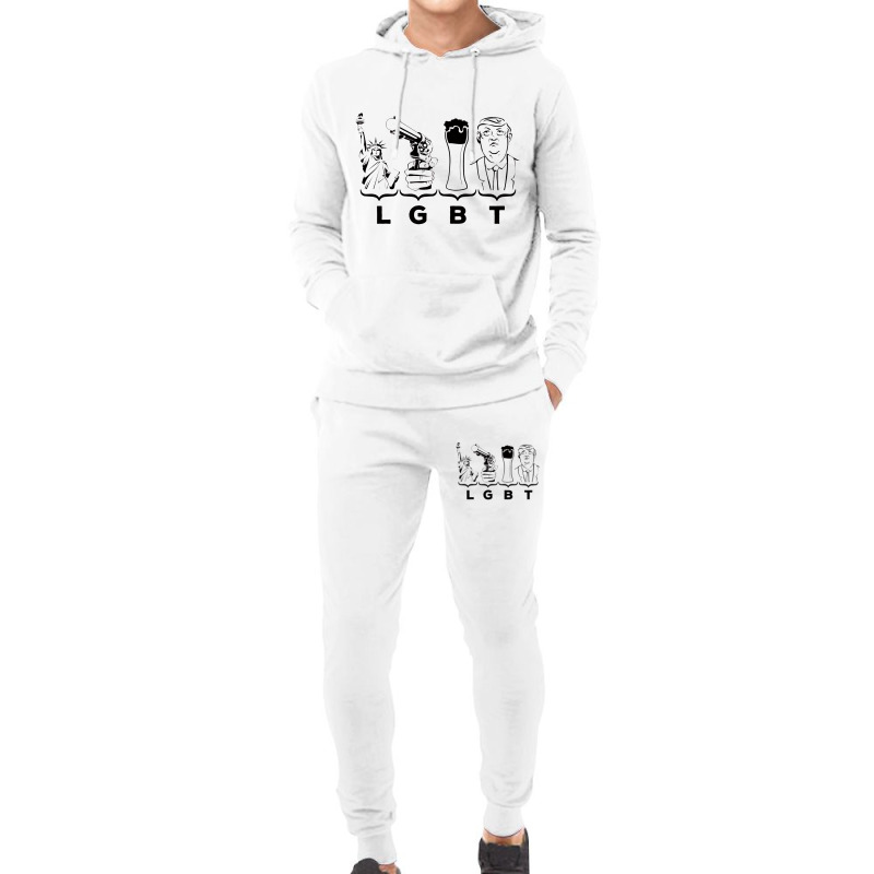 Liberty Gun Beer Trump Hoodie & Jogger Set | Artistshot