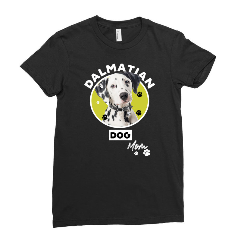 Dalmatian Dog Mom Ladies Fitted T-Shirt by DonoArt | Artistshot