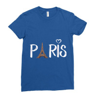 Love Sign The Eiffel Tower From Paris France Ladies Fitted T-shirt | Artistshot