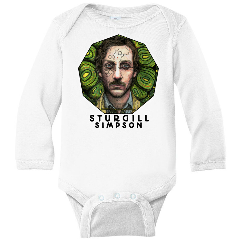 Sturgill Simpson Long Sleeve Baby Bodysuit by Russell J Rangel | Artistshot