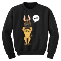 Shepherd Dog T  Shirt Stubborn Malinois Dog Belgian Shepherd Dog T  Sh Youth Sweatshirt | Artistshot