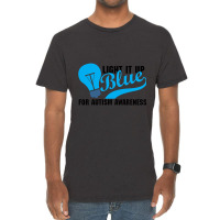 Light It Up Blue For Auti Awareness Vintage T-shirt | Artistshot