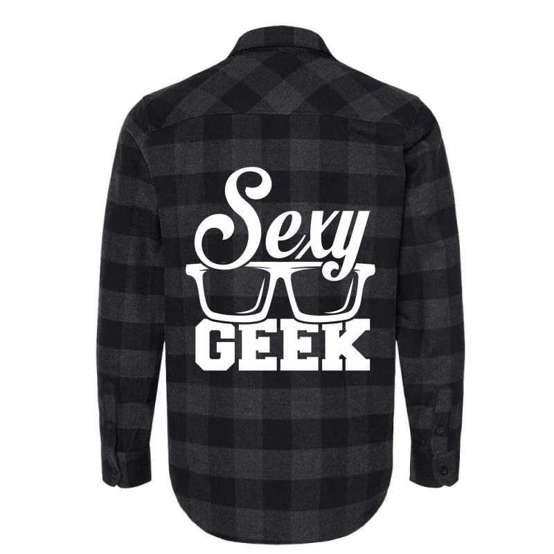 Like A I Love Cool Sexy Geek Nerd Glasses Boss Flannel Shirt | Artistshot