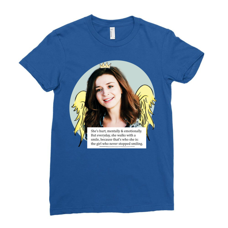 Amelia Shepherd Collage Ladies Fitted T-Shirt by gulsenteefy6 | Artistshot