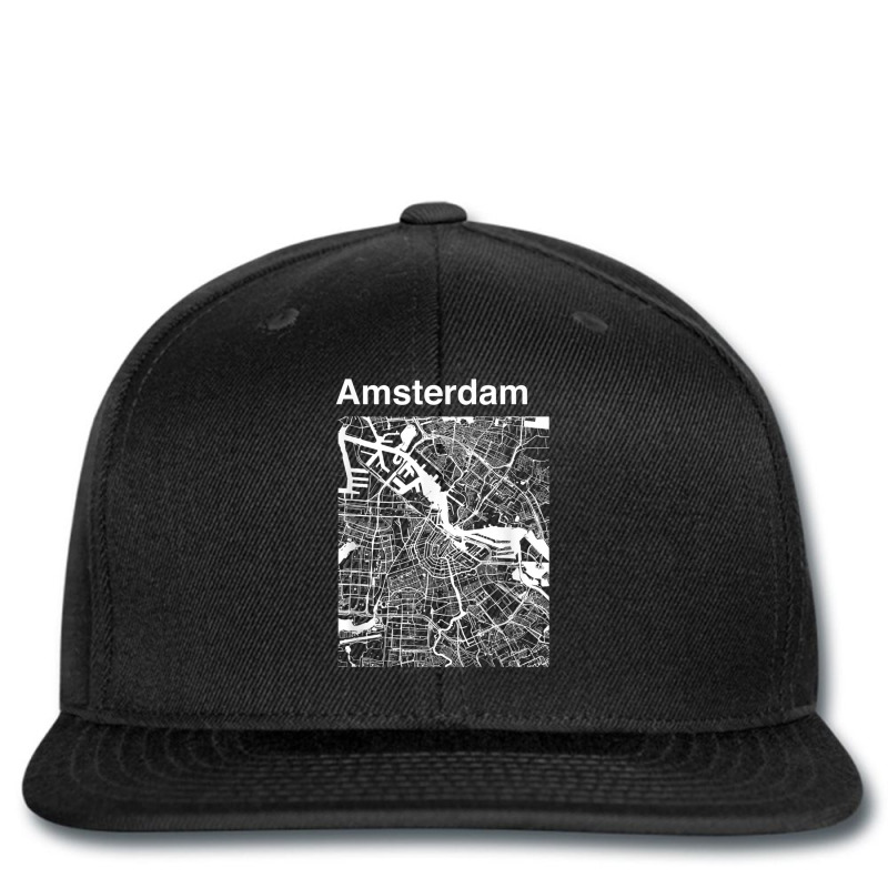 Amsterdam Netherlands Classic City Map Graphic T S Printed hat by bonne | Artistshot