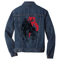 Lone Hunter And Cup Men Denim Jacket | Artistshot