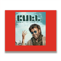 Rajinikanth In Petta Metal Print Horizontal | Artistshot