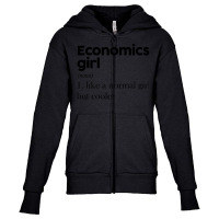 Economics Girl Youth Zipper Hoodie | Artistshot