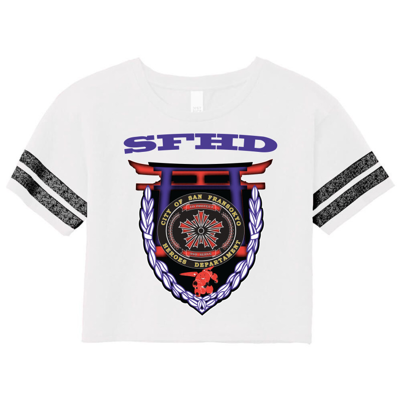 San Fransokyo Heroes Department Scorecard Crop Tee by gulsenteefy6 | Artistshot