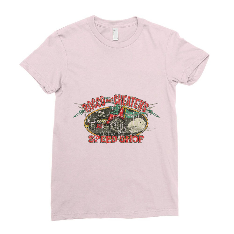 Rocco & Cheater's Speed Shop 1944 Ladies Fitted T-Shirt by gununghujan | Artistshot