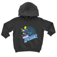 The Simpsons Bart Simpson Big Air Monster Motocros Toddler Hoodie | Artistshot