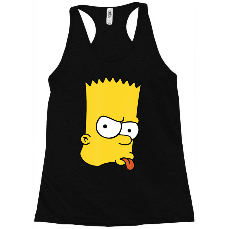 The Simpsons Bart Simpson Big Face Racerback Tank by longdanouj | Artistshot