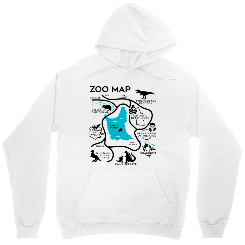 Zoo Map Unisex Hoodie | Artistshot