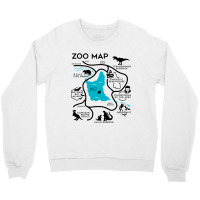 Zoo Map Crewneck Sweatshirt | Artistshot