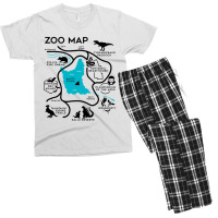 Zoo Map Men's T-shirt Pajama Set | Artistshot