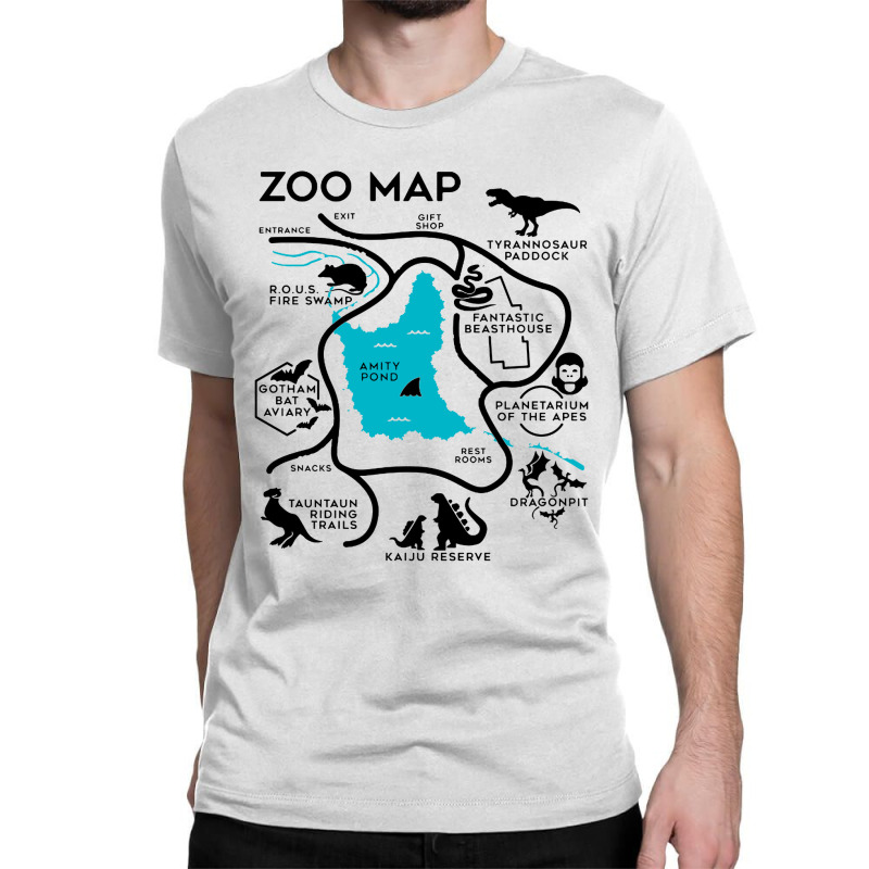 Zoo Map Classic T-shirt | Artistshot