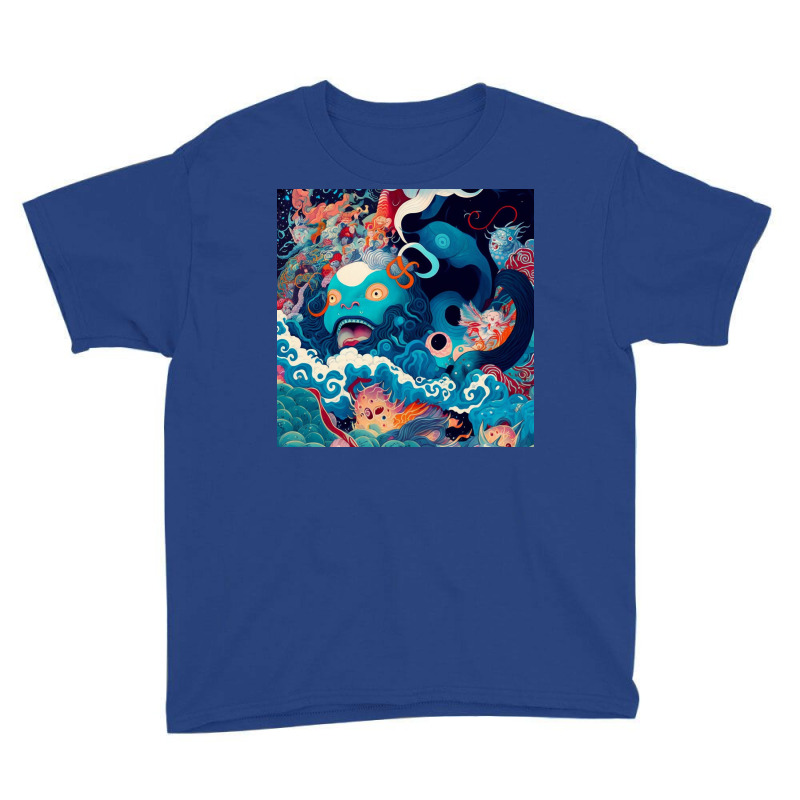 Kanagawa Wave Parade Youth Tee by TheDol | Artistshot