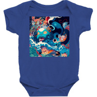 Kanagawa Wave Parade Baby Bodysuit | Artistshot