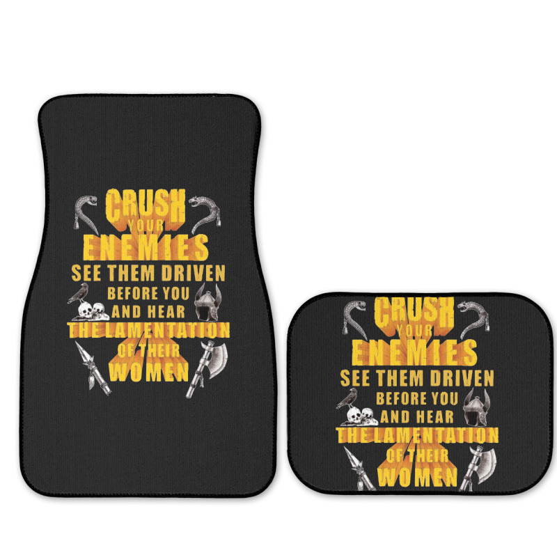 Crushs Enemies Conan Full Set Car Mats | Artistshot