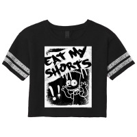 The Simpsons Bart Simpson Eat My Shorts Spray-pain Scorecard Crop Tee | Artistshot