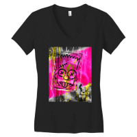 The Simpsons Bart Simpson El Barto Graffiti Women's V-neck T-shirt | Artistshot