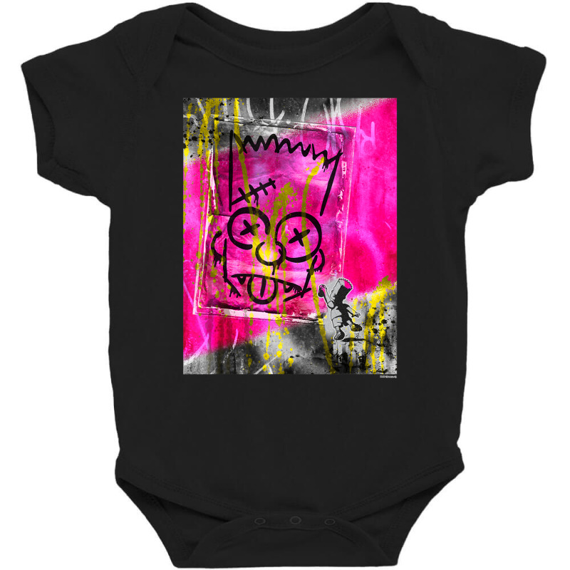 The Simpsons Bart Simpson El Barto Graffiti Baby Bodysuit | Artistshot