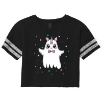 Boonicorn Boo Magical Ghost Unicorn Cute Anime Eyes Halloween Scorecard Crop Tee | Artistshot