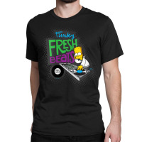 The Simpsons Bart Simpson Funky Fresh Beats Served Classic T-shirt | Artistshot