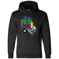 The Simpsons Bart Simpson Funky Fresh Beats Served Champion Hoodie | Artistshot