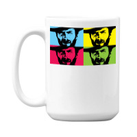 Clint Eastwood In Colours 15 Oz Coffee Mug | Artistshot