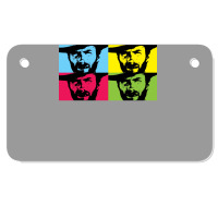 Clint Eastwood In Colours Motorcycle License Plate | Artistshot