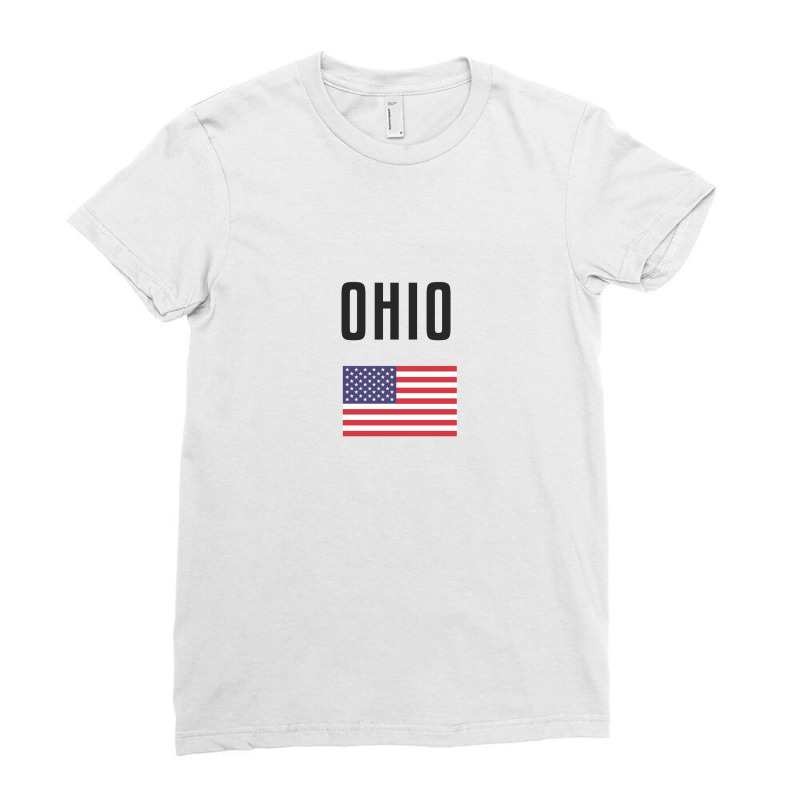 Ohio Ladies Fitted T-Shirt by Chris Ceconello | Artistshot