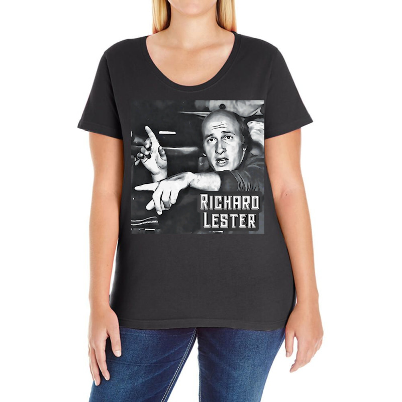 Richard Lester  Film Director Ladies Curvy T-Shirt by hekebufebog | Artistshot