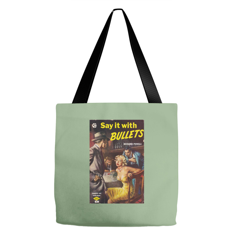 Vintage Hardboiled Detective Paperback Cover 6 Tote Bags | Artistshot