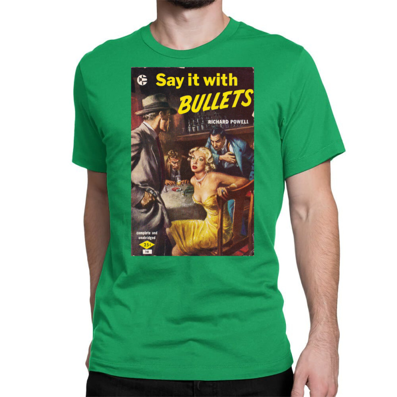 Vintage Hardboiled Detective Paperback Cover 6 Classic T-shirt | Artistshot