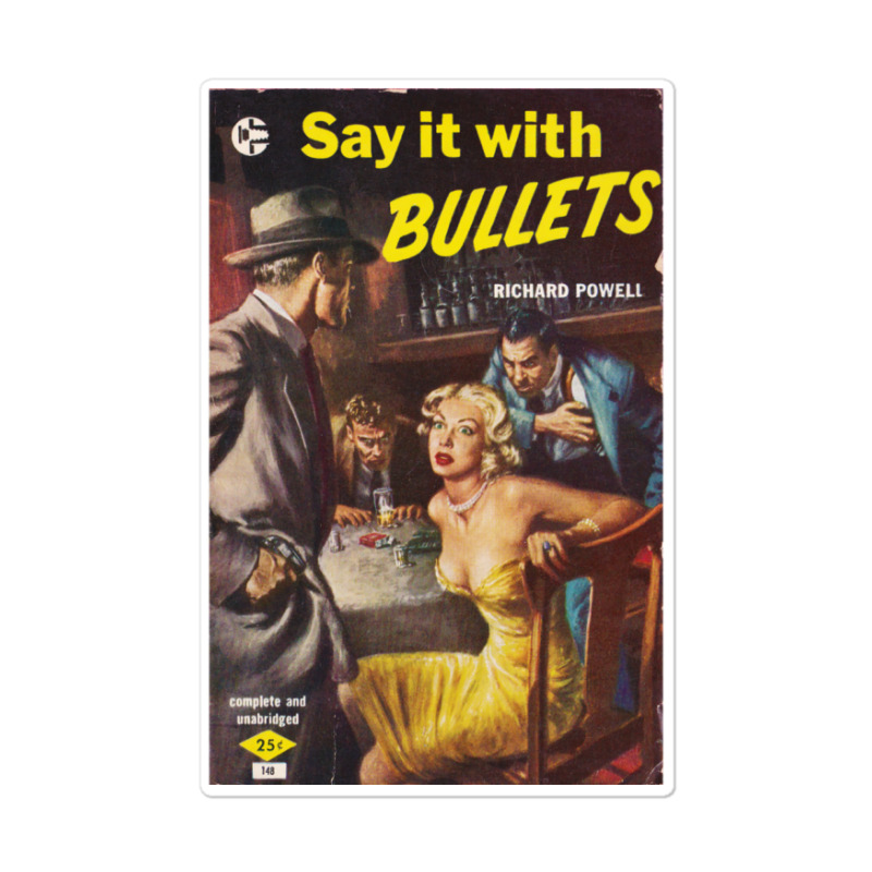 Vintage Hardboiled Detective Paperback Cover 6 Sticker | Artistshot