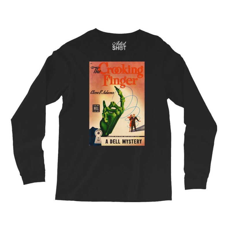 Vintage Hardboiled Detective Paperback Cover 8 Long Sleeve Shirts by hekebufebog | Artistshot