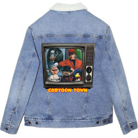 Genius Creator Town Hotel Unisex Sherpa-lined Denim Jacket | Artistshot