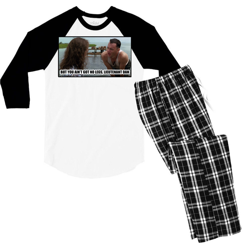 Forrest Gump Quote Men's 3/4 Sleeve Pajama Set | Artistshot