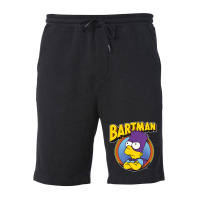 The Simpsons Bartman Hero Shot C2 Fleece Short | Artistshot