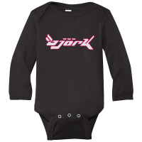 Bjork Vintage  (dark Mallow)   T Shirt Long Sleeve Baby Bodysuit | Artistshot