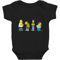 The Simpsons Bullies Line Up C2 Baby Bodysuit | Artistshot