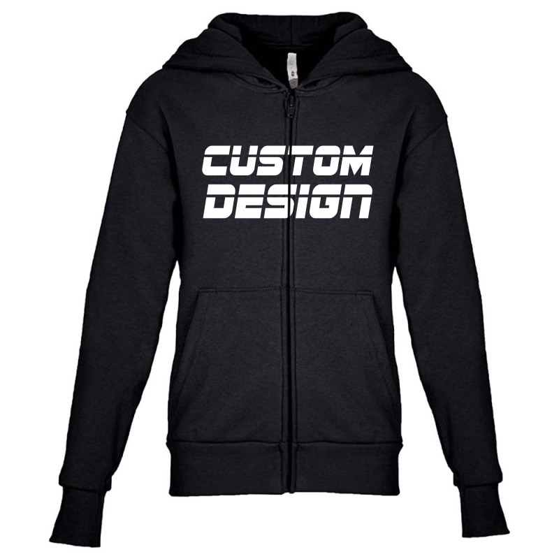 Custom Design  Art T Shirt Youth Zipper Hoodie | Artistshot