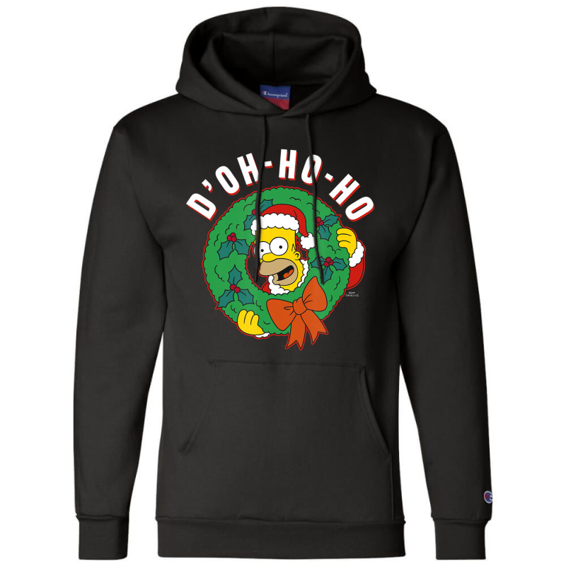 The Simpsons Christmas Homer D'oh-ho-ho Champion Hoodie | Artistshot