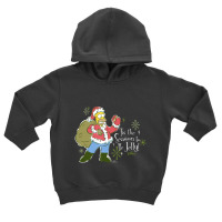 The Simpsons Christmas Homer Tis The Jelly Season! Toddler Hoodie | Artistshot