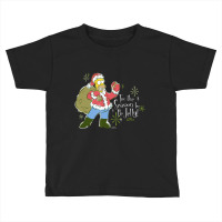 The Simpsons Christmas Homer Tis The Jelly Season! Toddler T-shirt | Artistshot