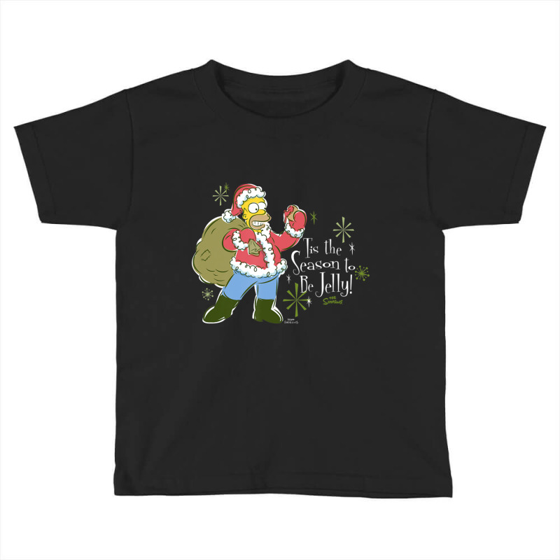 The Simpsons Christmas Homer Tis The Jelly Season! Toddler T-shirt by longdanouj | Artistshot