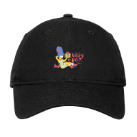 The Simpsons Christmas Marge Naughty Or Nice Adjustable Cap | Artistshot