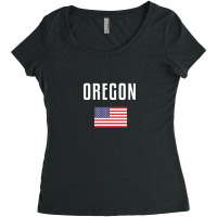 Oregon Women's Triblend Scoop T-shirt | Artistshot