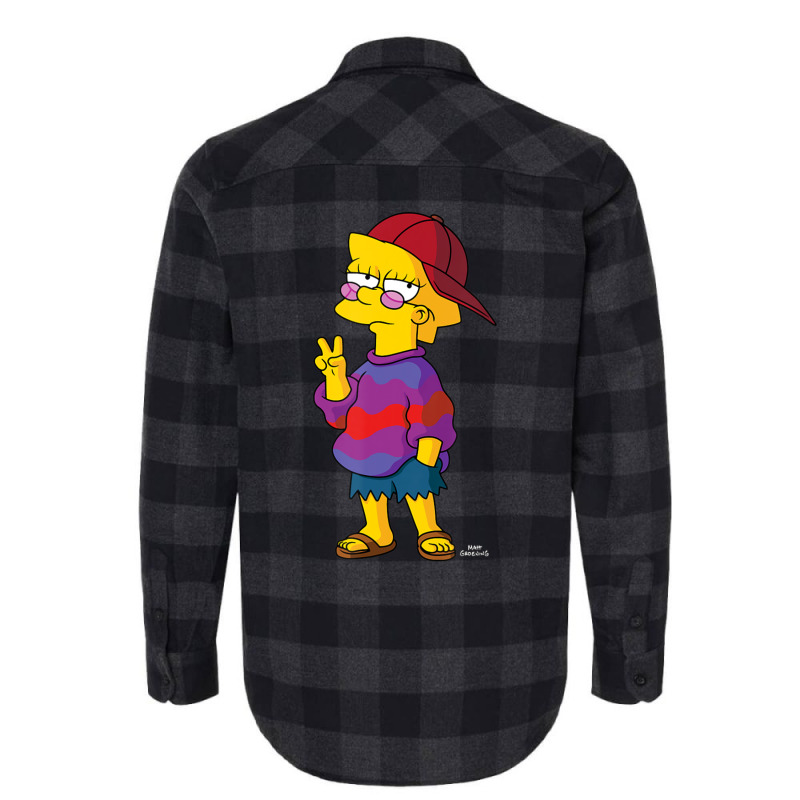 The Simpsons Cool Kid Lisa Flannel Shirt by longdanouj | Artistshot